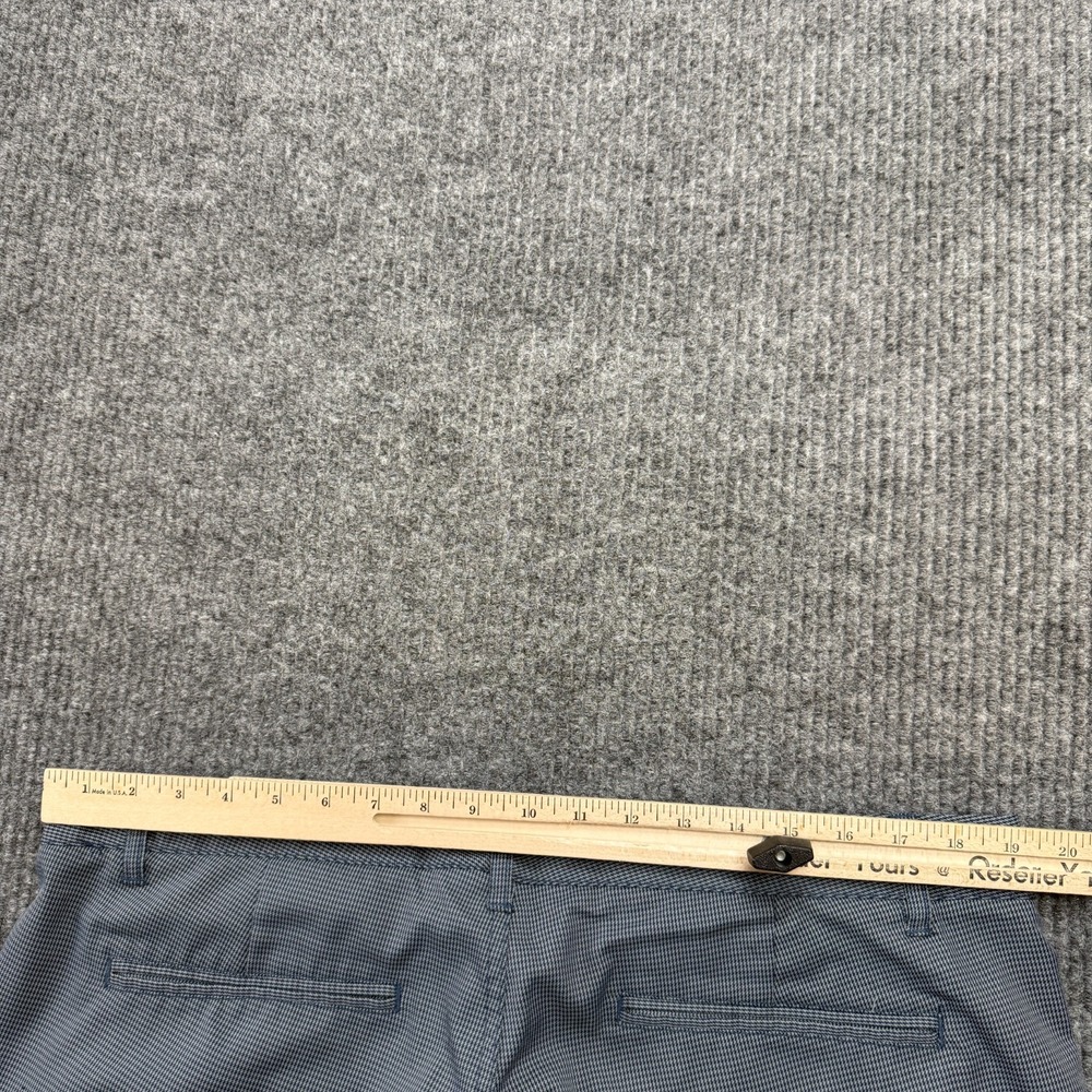 Bonobos Maide Golf Pants Mens 38x32 Blue Houndstooth Straight Performance Preppy - Picture 10 of 13